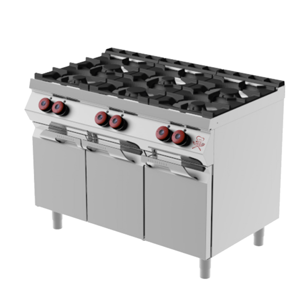 Cucina 6 fuochi