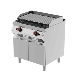 Griglia a pietra lavica doppia